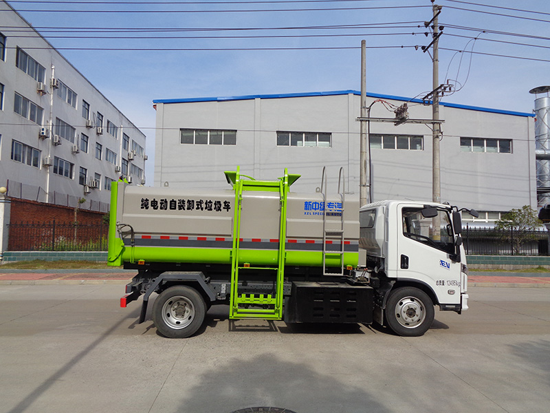 XZL5125ZZZBEV型純電動(dòng)自裝卸式垃圾車